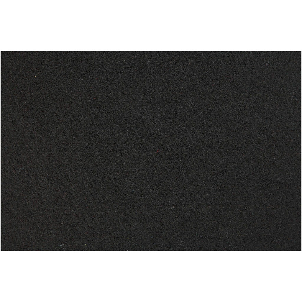 Hobbyfilt ark - Sort 42x60 cm - 3 mm