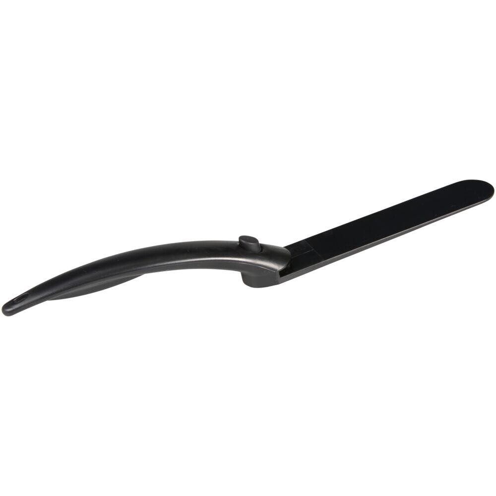 Holder til interiørmoppe - 34x3x5cm sort plast til interiørhåndmoppe