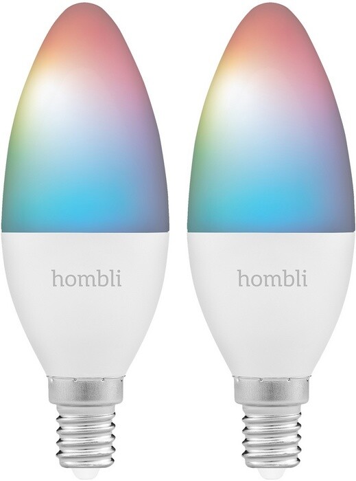 Smart Pære - Hombli Smart Bulb 4.5W RGB & CCT (E14) V2 Promo Pack