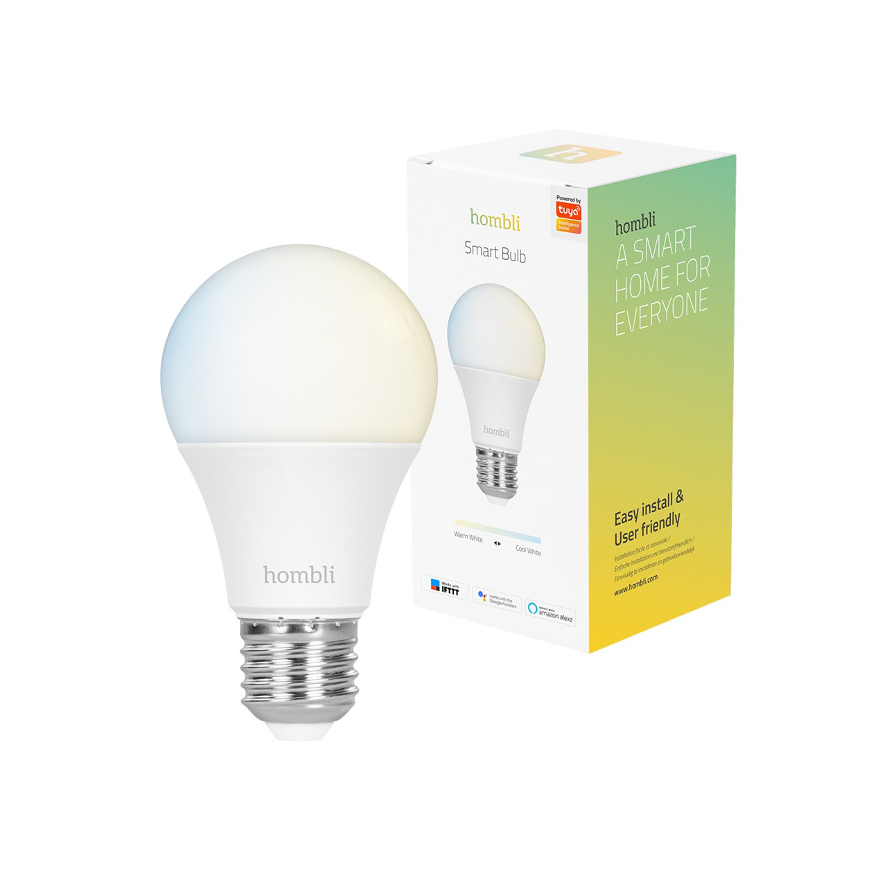 Smart pære Hombli Smart Bulb 9W CCT (E27)