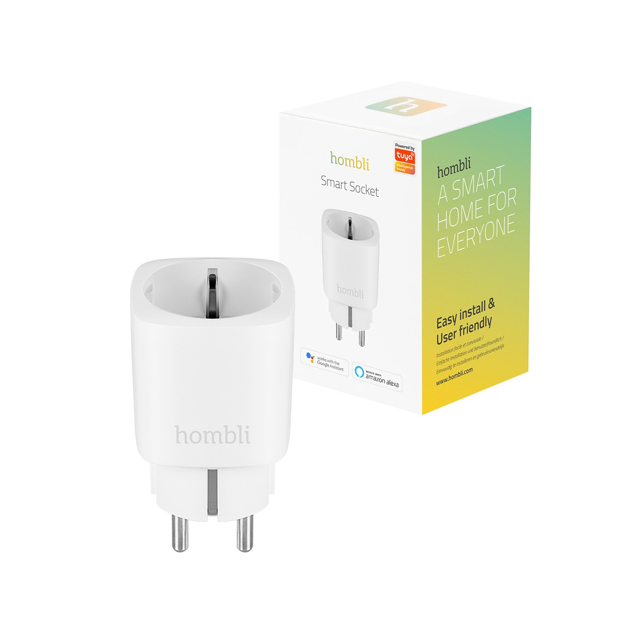 Smart Stikkontakt Hombli Smart Socket (EU), White