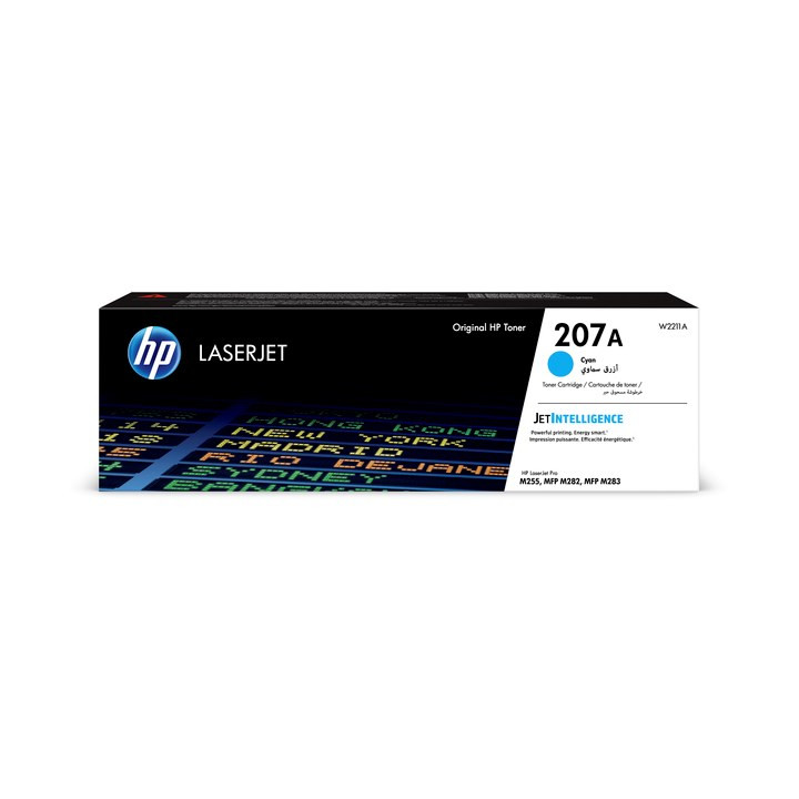 HP 207A, Tonerpatron, Cyan, 1250 sider