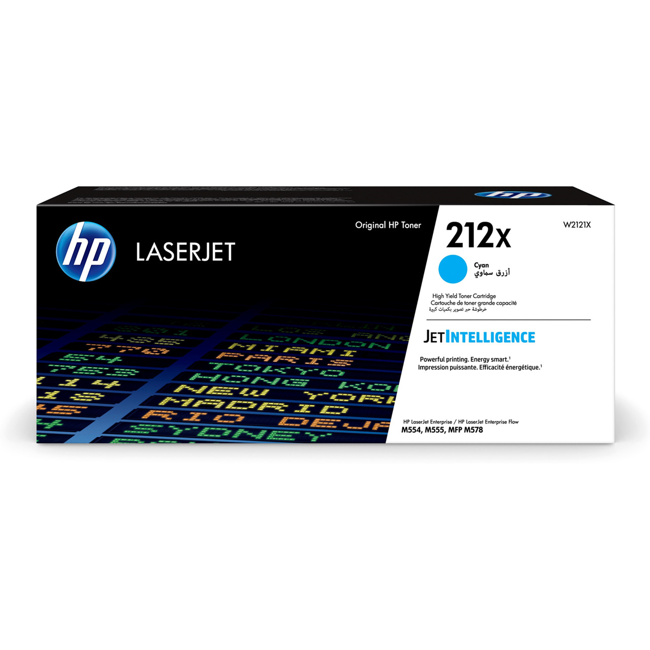 HP 212X Cyan LaserJet Toner Cartridge 10K