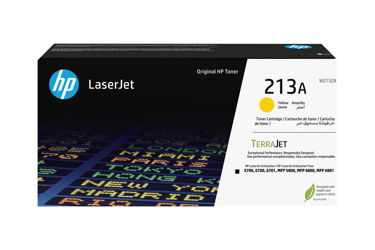 Lasertoner HP 213A Yellow Original LaserJet Cartridge