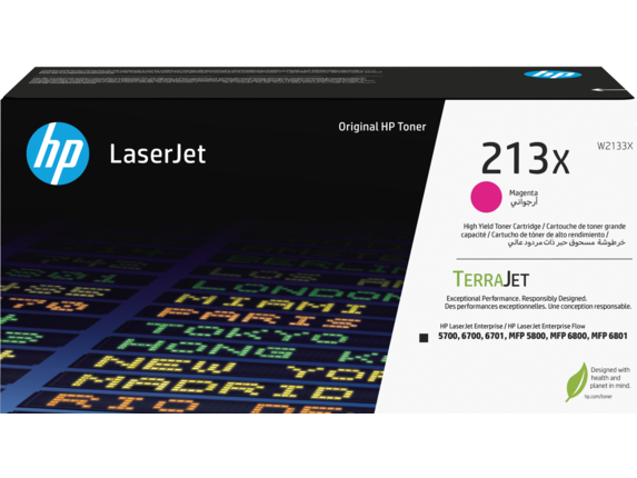 Lasertoner HP 213X High Yield Magenta Original LaserJet Toner Cartridge