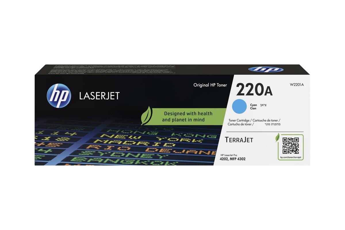 HP 220A, Lasertoner, Cyan, 1800 sider