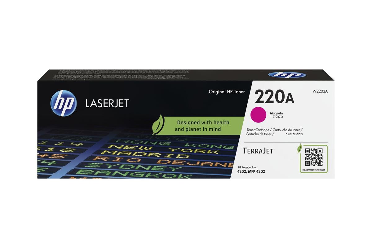 HP 220A, Lasertoner, Magenta, 1800 sider