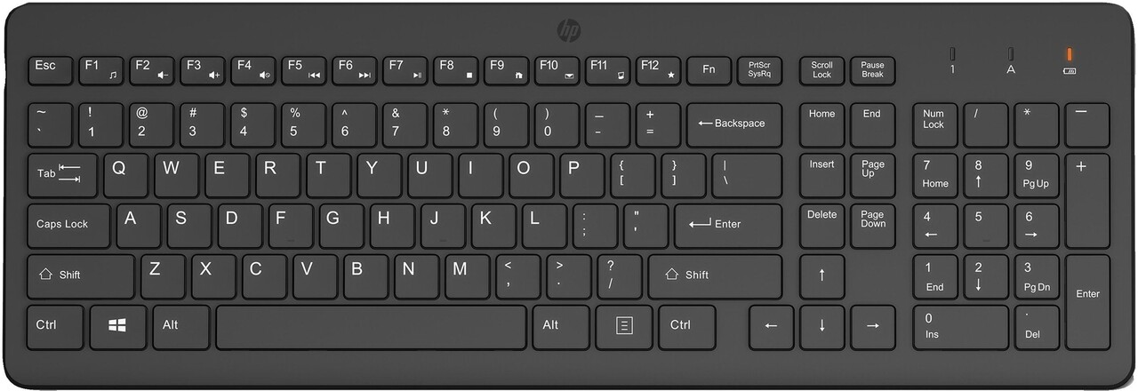 Tastatur - HP 225 - Trådløs - Sort