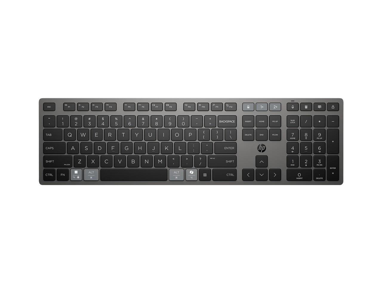 Tastatur – HP 725 Multi-Device Rechargeable – trådløst – sort