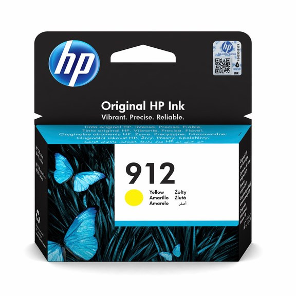 Blækpatron - HP 912 - Gul - 315 sider - OfficeJet