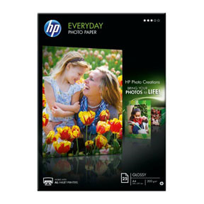 Fotopapir - HP Everyday Glossy - A4 - 200 g - 25 ark