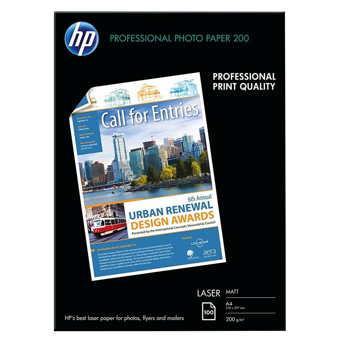 Printerpapir HP A4 Laser Professional Business matte papper 200g