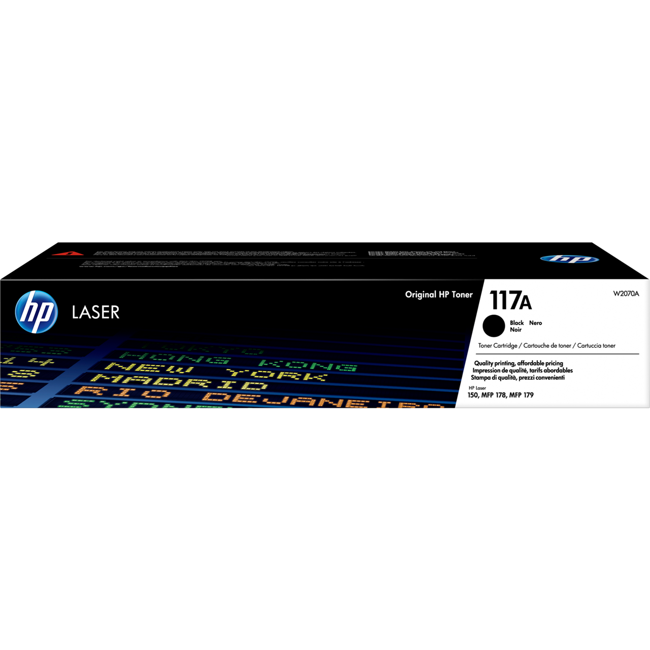 HP CLJ 117A, Lasertoner, Sort, 1000 sider