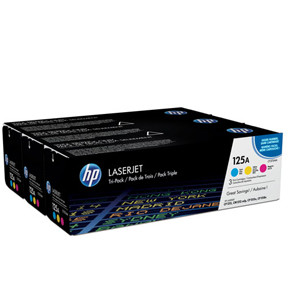 HP Color LaserJet 125A cyanyelowmagentatri-pack