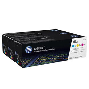 HP Color LaserJet 131A cyanyelowmagentatri-pack