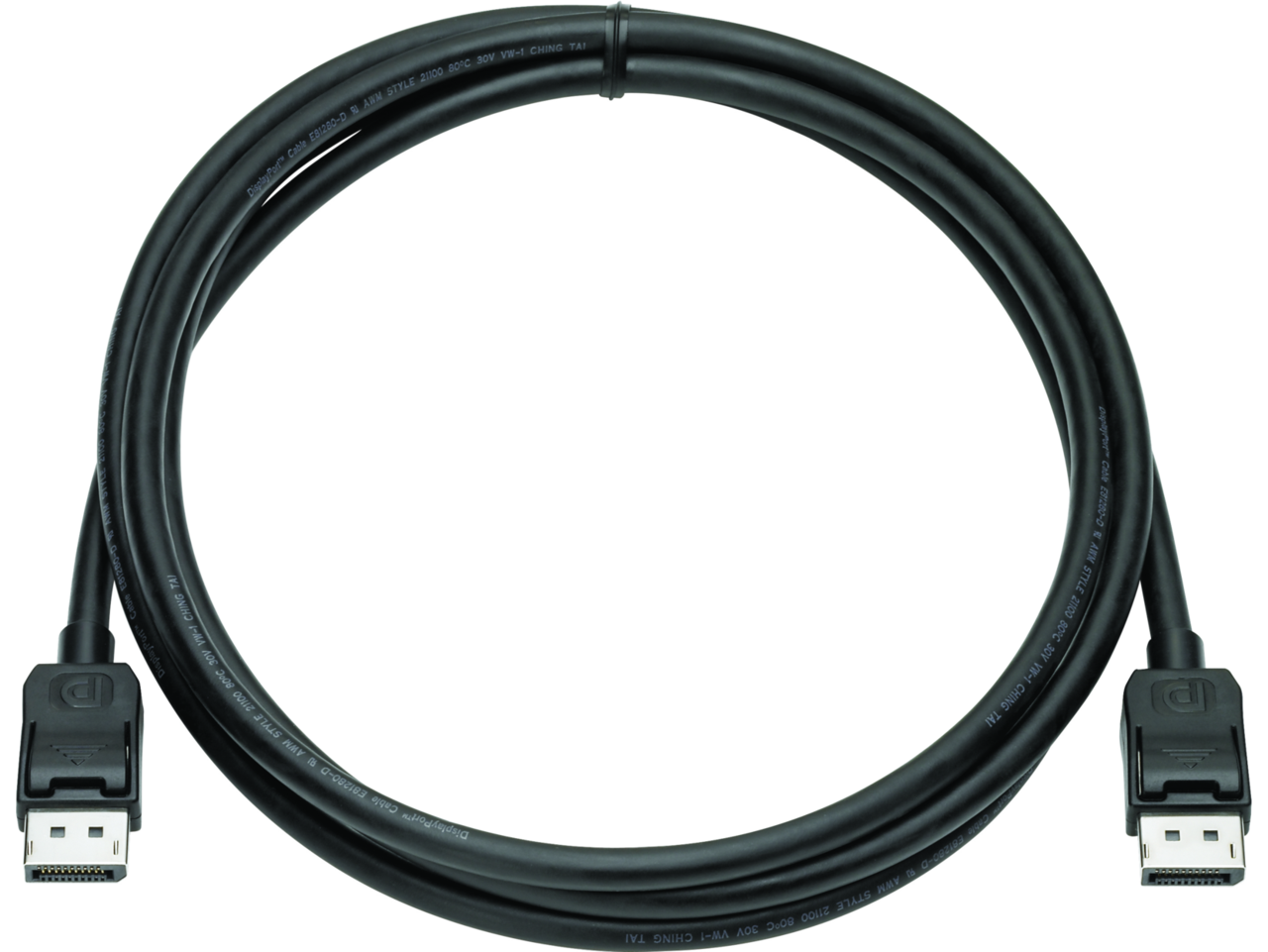 Kabel til DisplayPort HP Sort (2m)