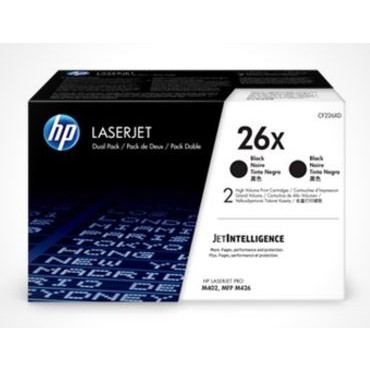 HP LaserJet 26X Sort Toner Dualpack