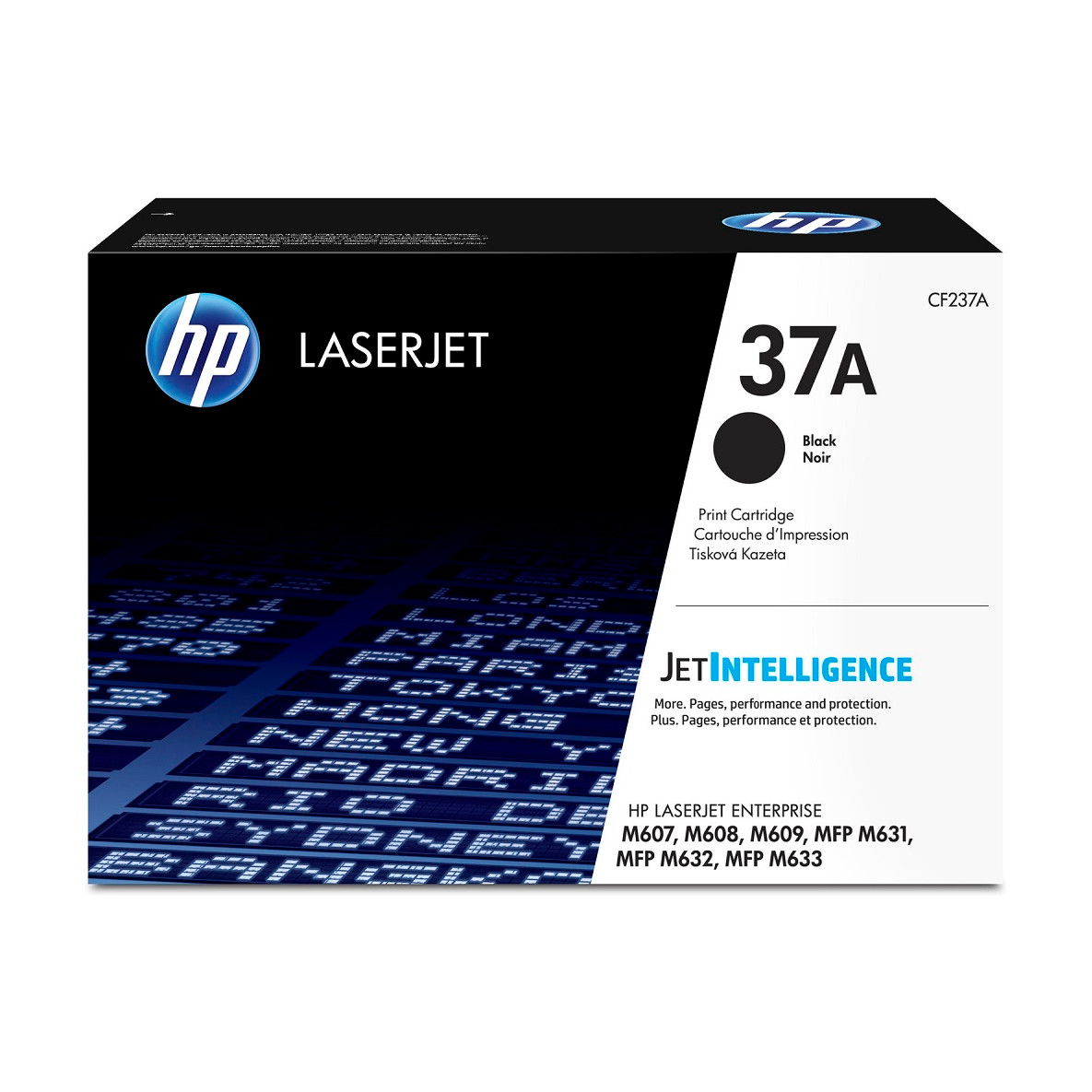 Tonerpatron - HP 37A CF237A - Sort - 11.000 sider