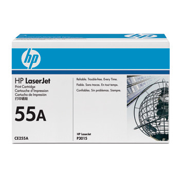 Toner - HP 55A - Sort - 6.000 sider