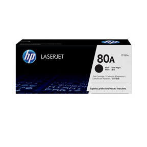 Tonerpatron - HP 80A CF280A - Sort - 2.700 sider