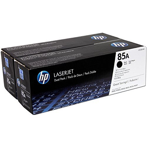 HP LaserJet 85A black toner, (2) dualpack Køb billigt på Grafical.dk
