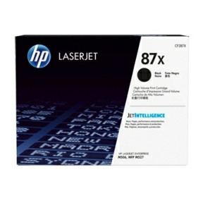 HP LaserJet 87X, Lasertoner, Sort, 18.000 sider