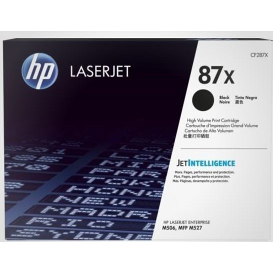 HP LaserJet 87X black toner dualpack