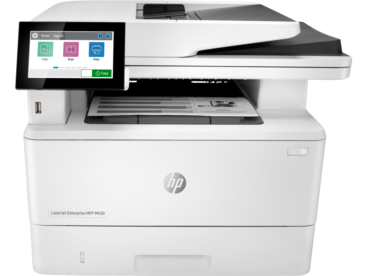 HP LaserJet Enterprise MFP M430f printer
