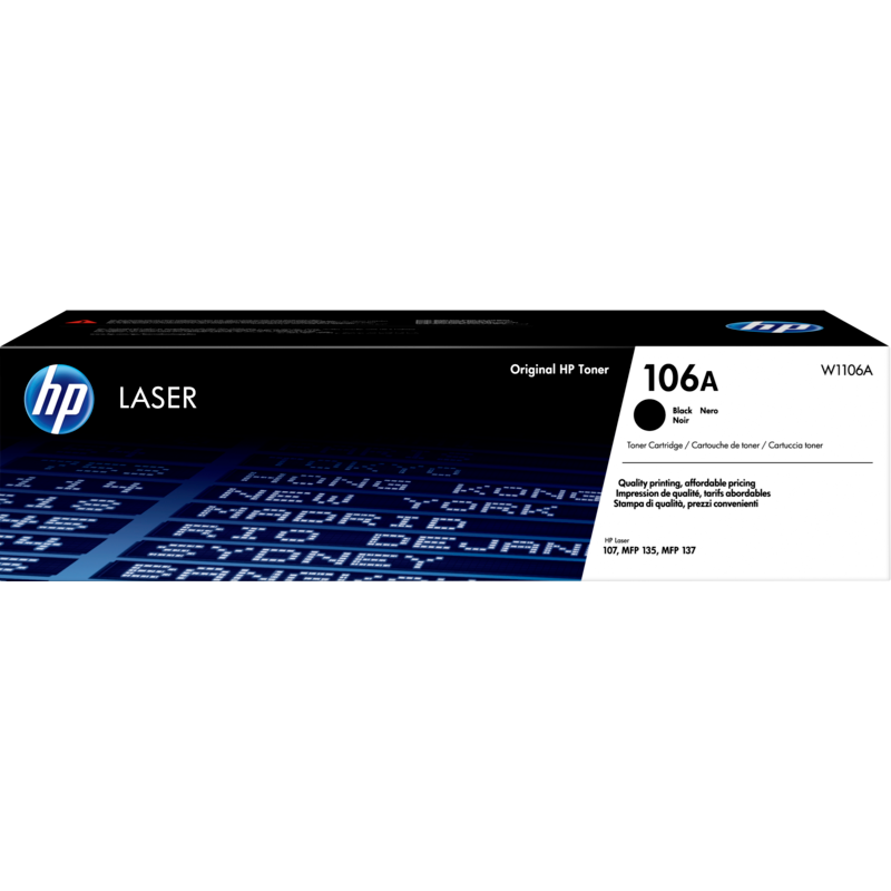 Tonerpatron - HP 106A - Sort - 1000 sider - LaserJet