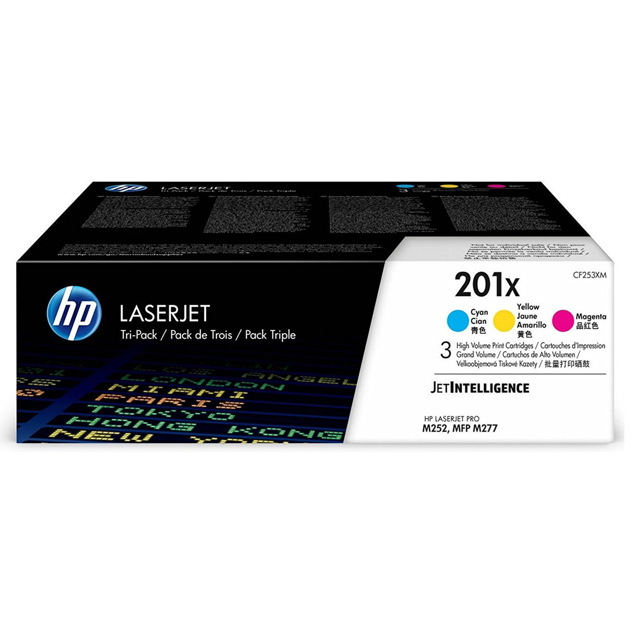HP 201X, Blækpatroner, Farve, Sampak
