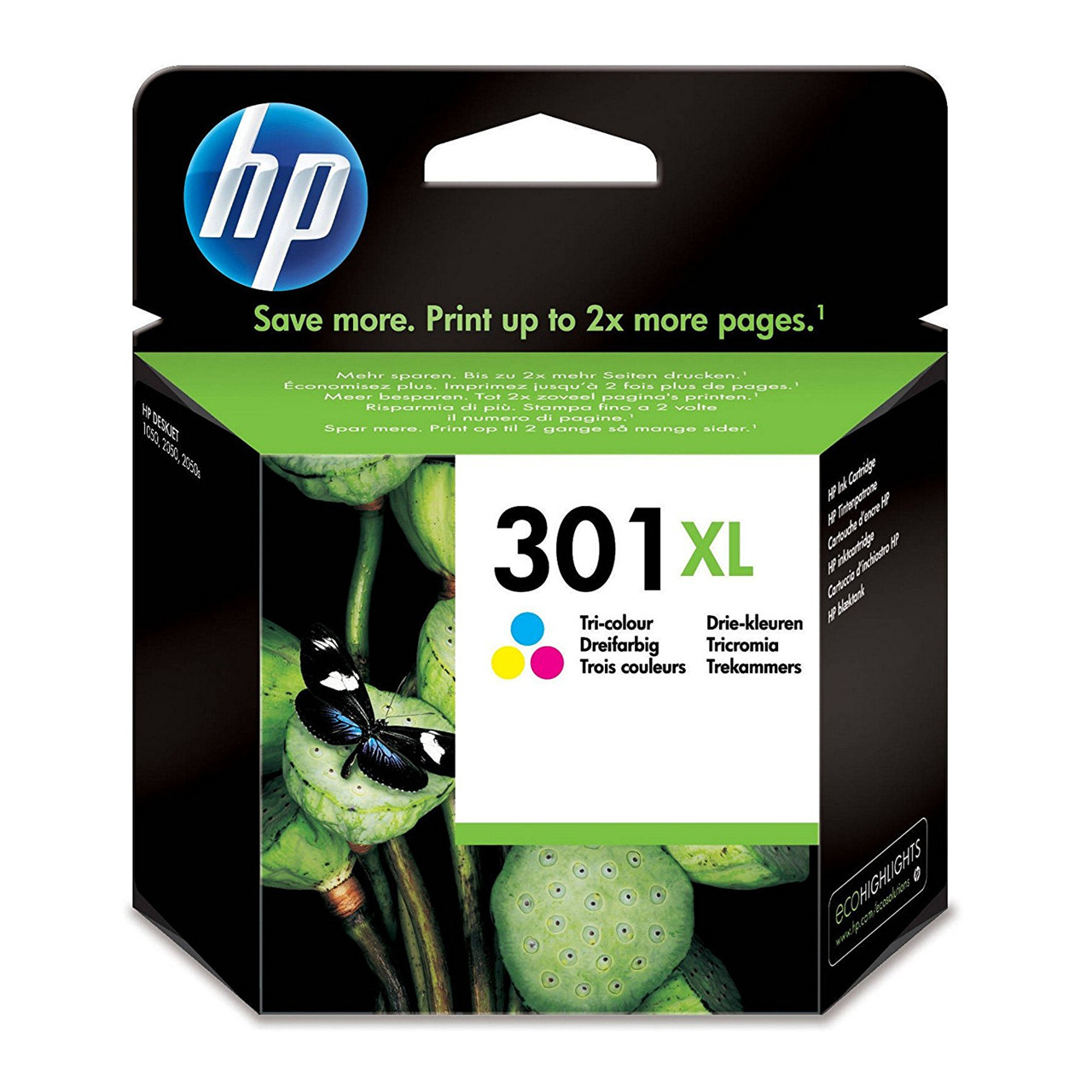 HP No301 XL color ink cartridge Køb billigt på Grafical.dk