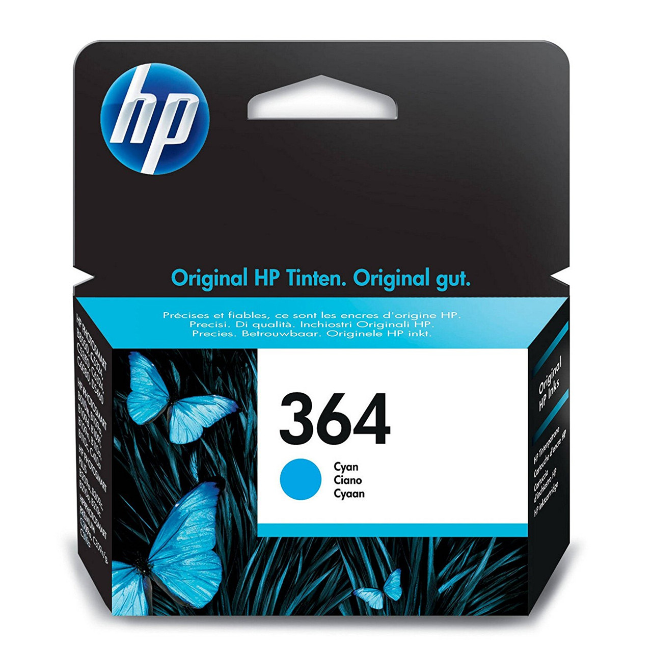 HP 364, Blækpatron, Cyan, 300 sider