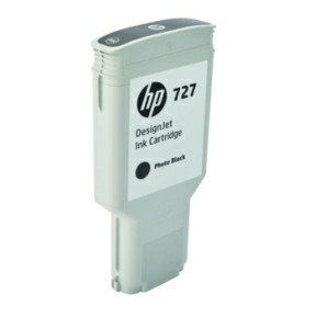 HP 727, Blækpatron, Sort, 300 ml