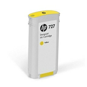 HP No727, Blækpatron, Gul, 300 ml