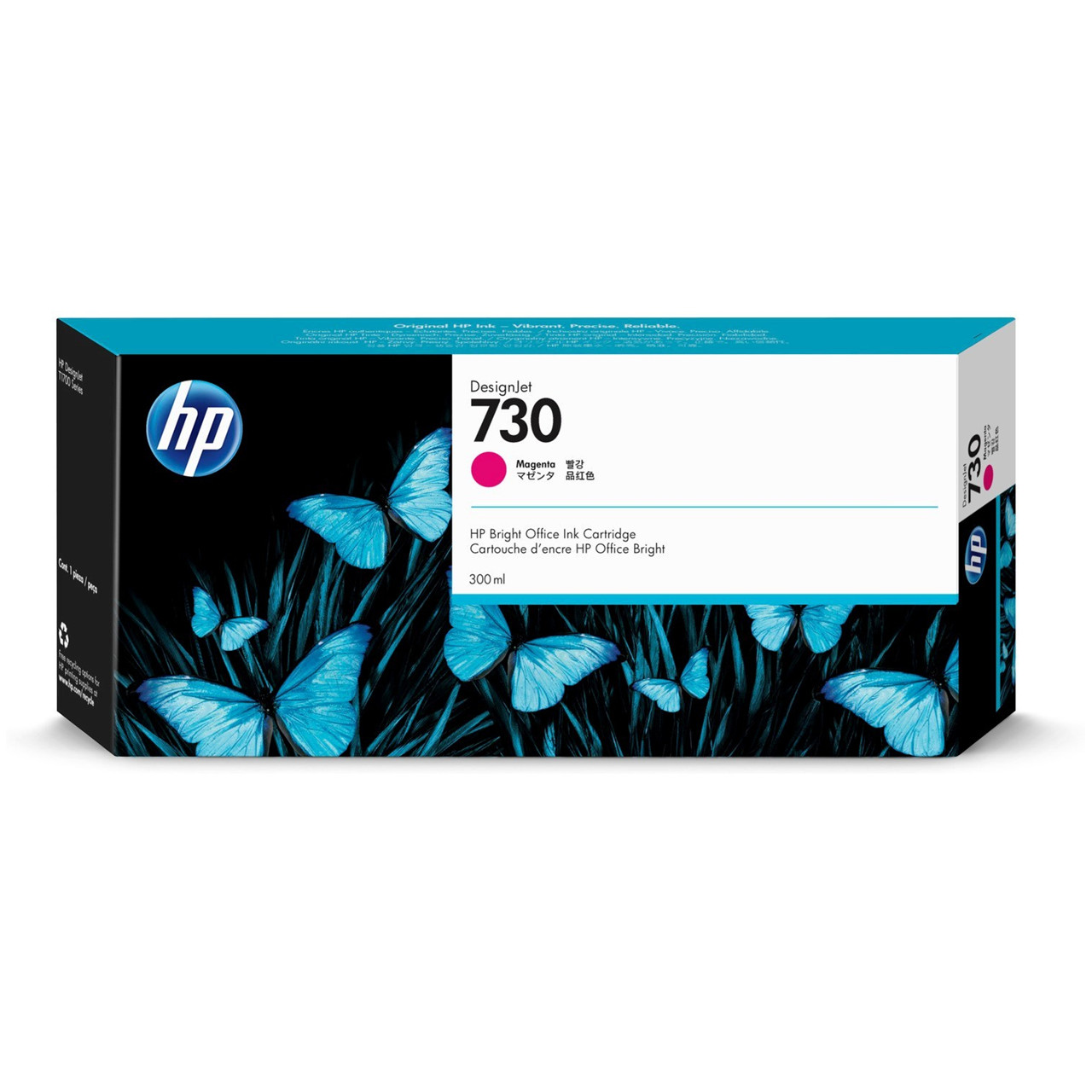 Blækpatron - HP 730 DesignJet - Magenta - 300 ml