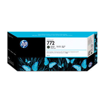 HP 772, Blækpatron, Sort, 300 ml