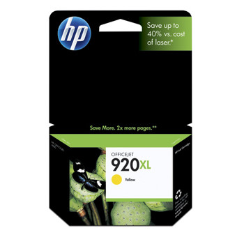 HP 920XL, Blækpatron, Gul, 700 sider