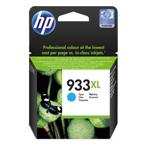 HP 933XL, Blækpatron, Cyan, 825 sider