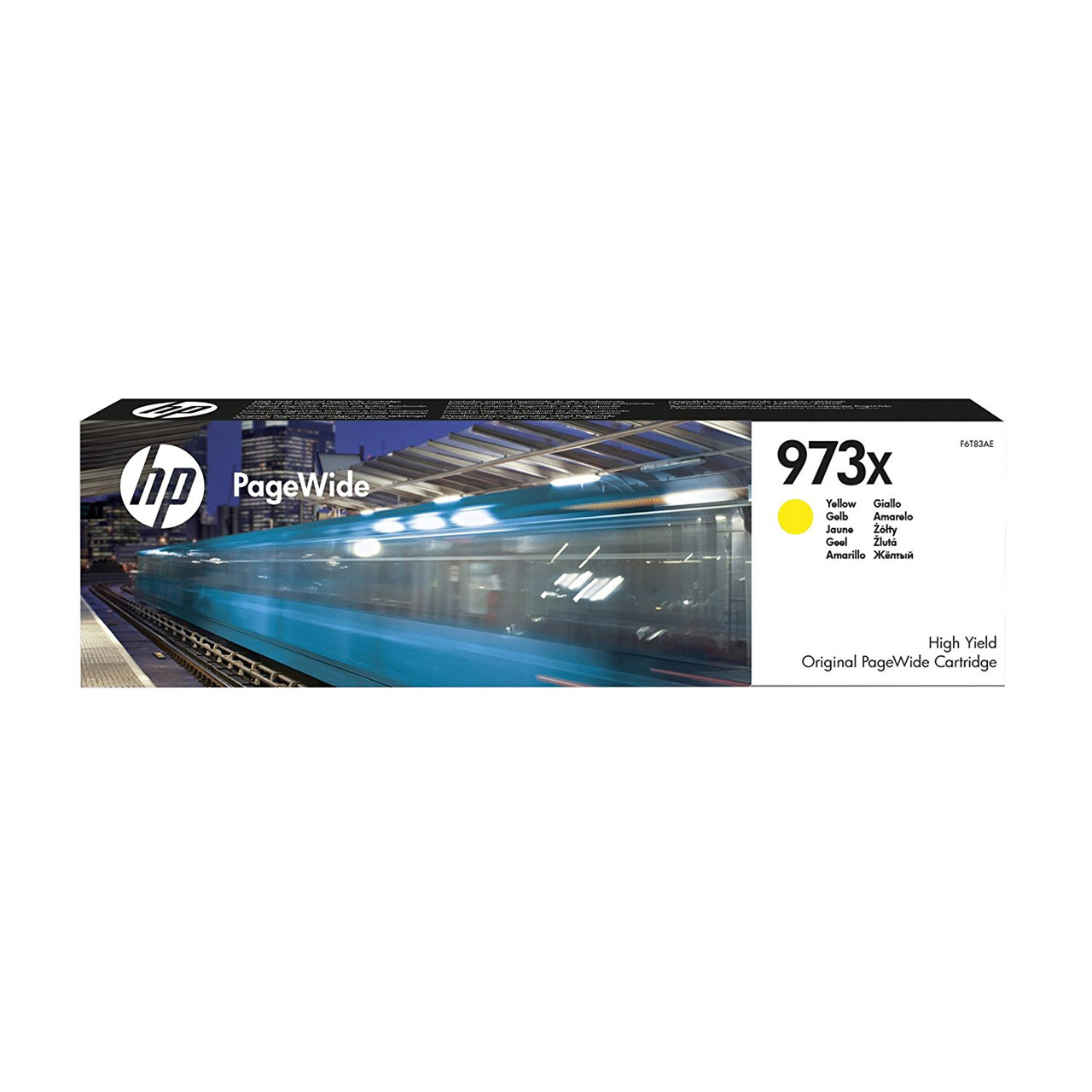 HP 973X PageWide, Blækpatron, Gul, 7000 sider