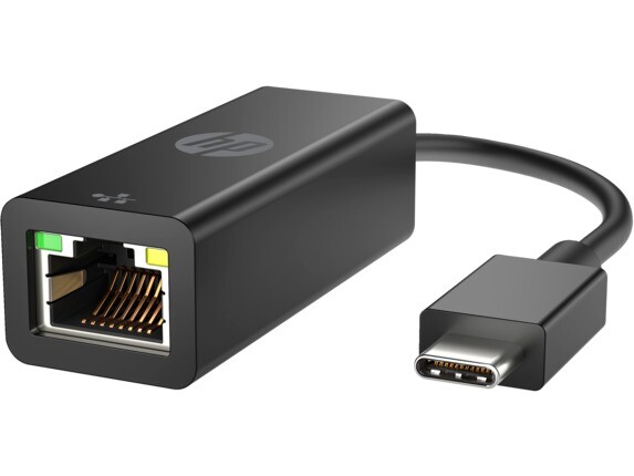 Netværksadapter - HP USB-C til RJ45 Adapter G2 - Gigabit Ethernet - Sort