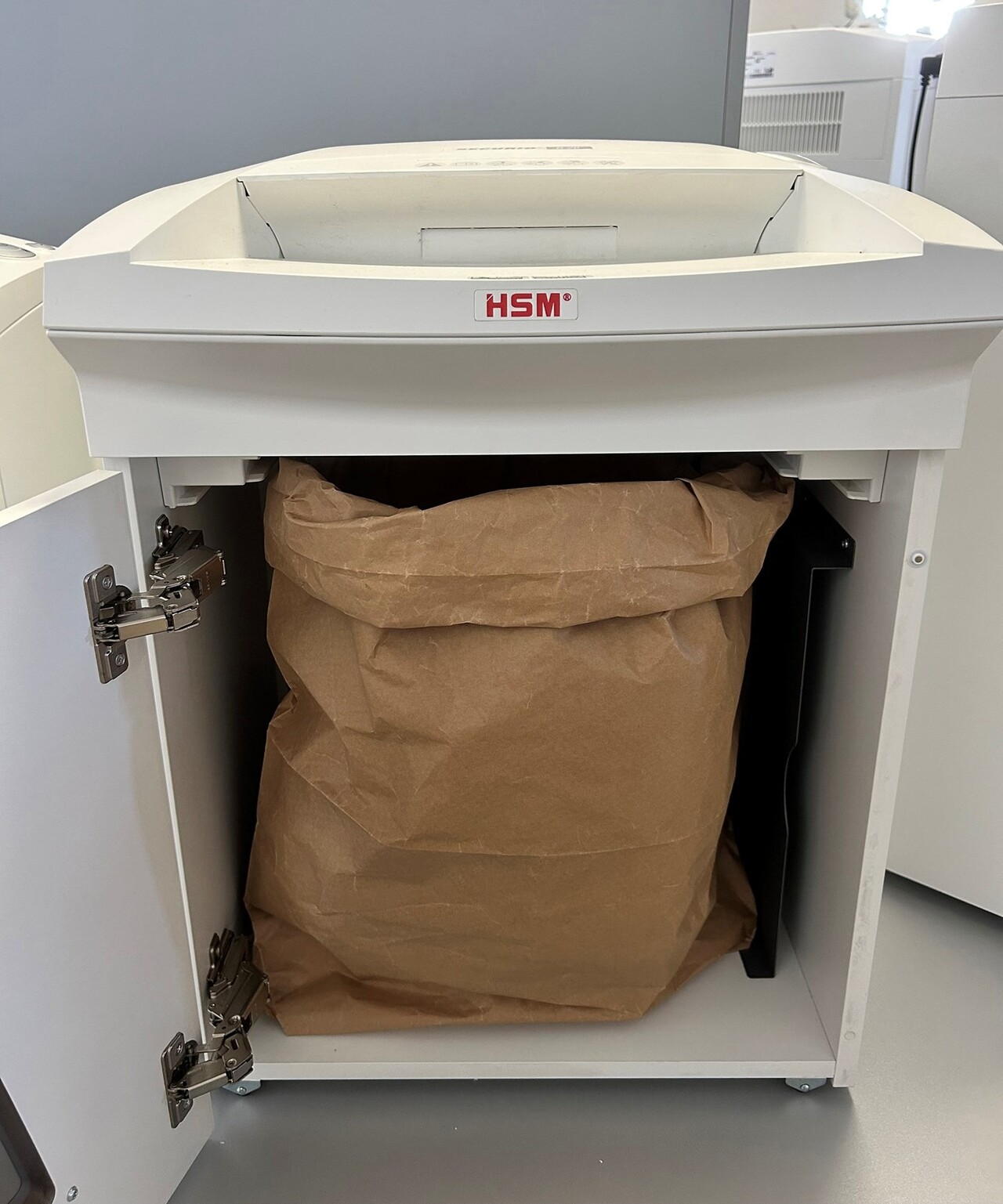 Papirpose til makuleringsmaskine, HSM Paper bag 60 l for shredder appr 80 l waste (25 bags)