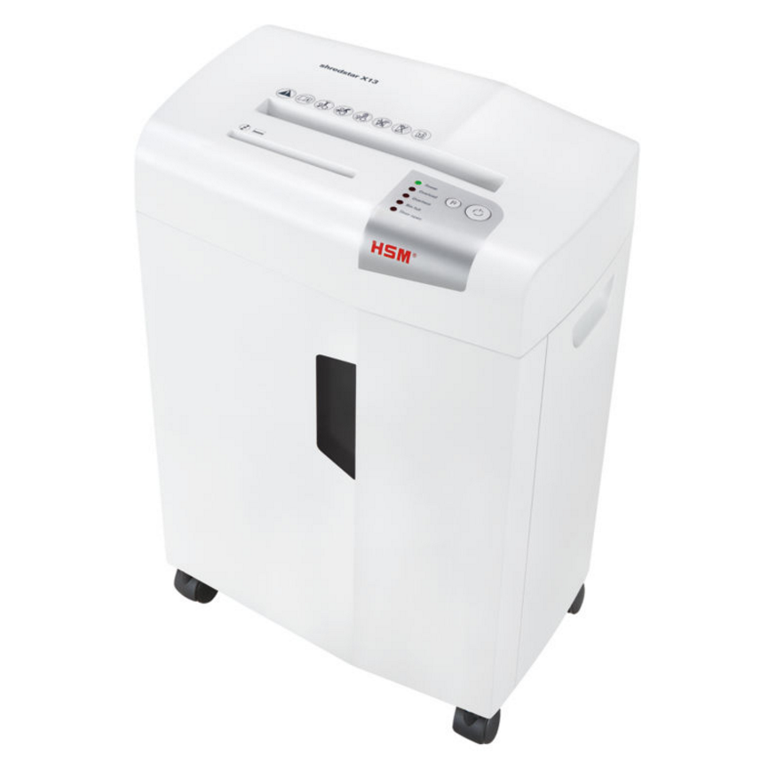 Makuleringsmaskine – HSM Shredstar X13 – Konfetti 4×37 mm – 13 ark