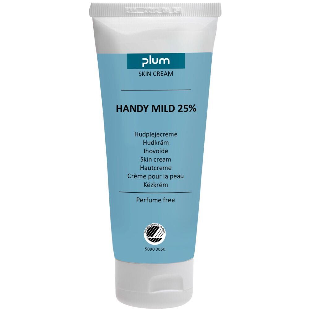 Hudcreme, Plum Handy Mild, 100 ml, uden farve, parfume og parabener, 25% fedt - 18 stk