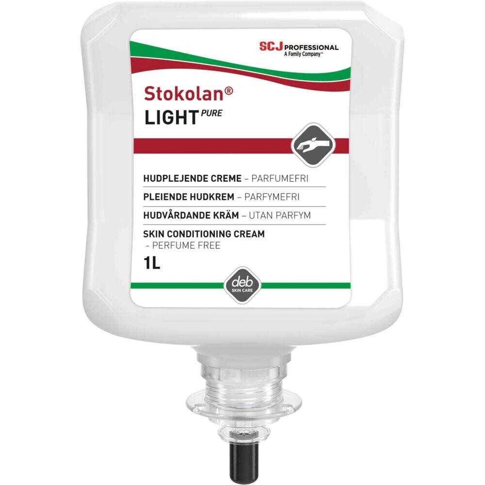 Hudcreme - SC Johnson Stokolan Light PURE - 1000 ml - Uden farve og parfume