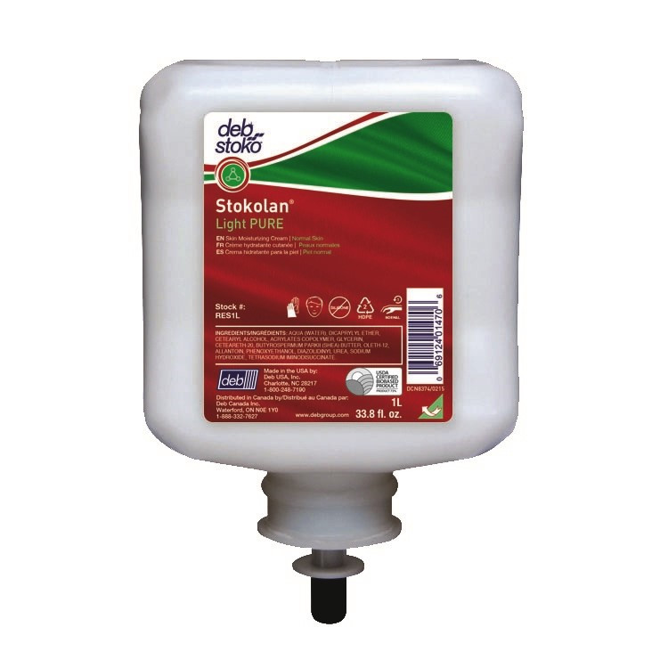 Hudcreme Stokolan Light PURE - styrke 1 - 1 L Uno patron RES1L