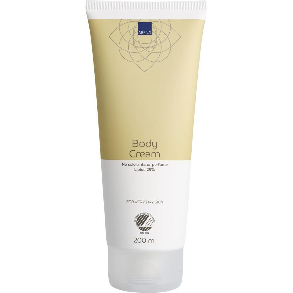 Hudplejecreme, ABENA, 200 ml, uden farve og parfume, 25% fedt - 6 stk