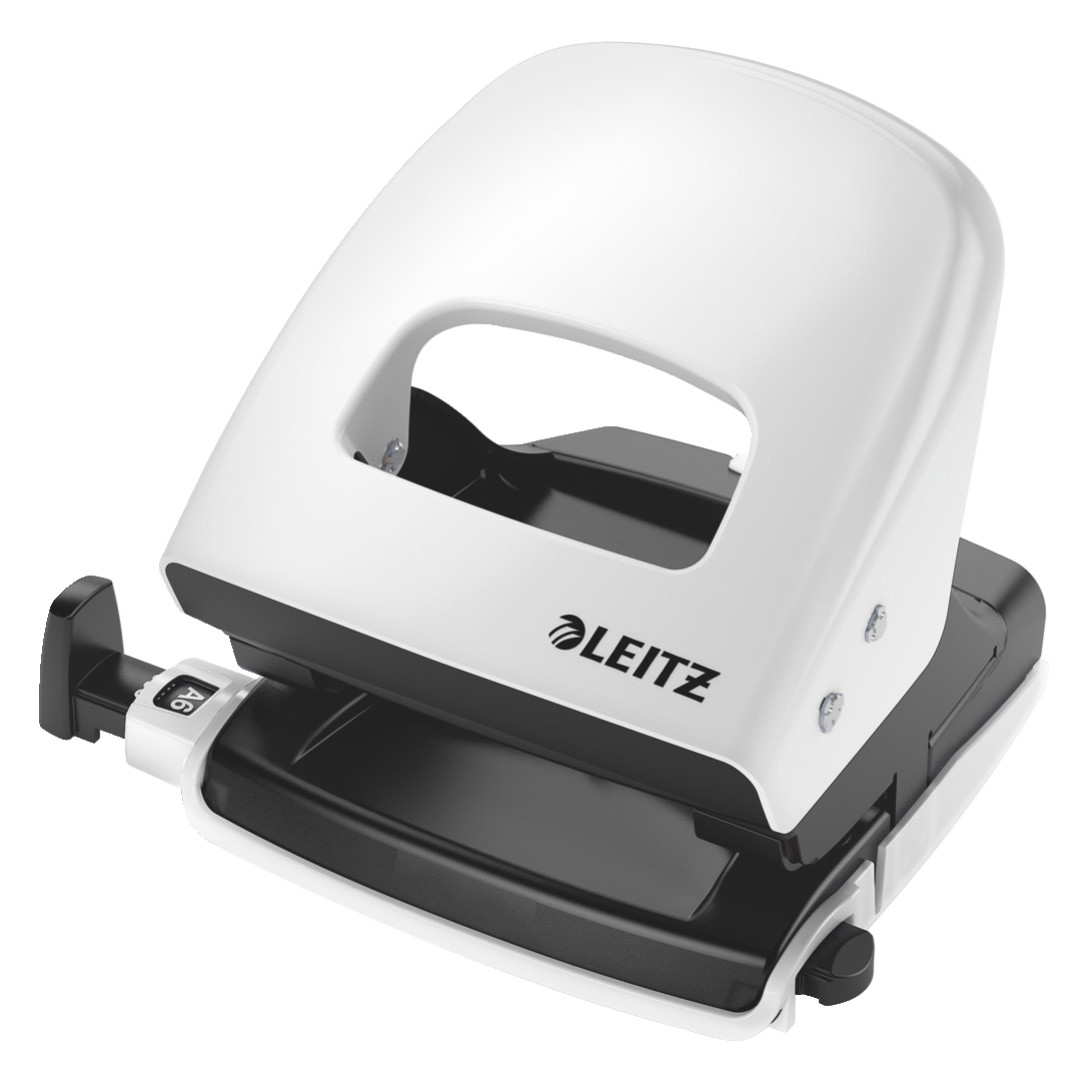 Hulapparat – Leitz 5008 WOW – 2-huls – 30 ark – Hvid