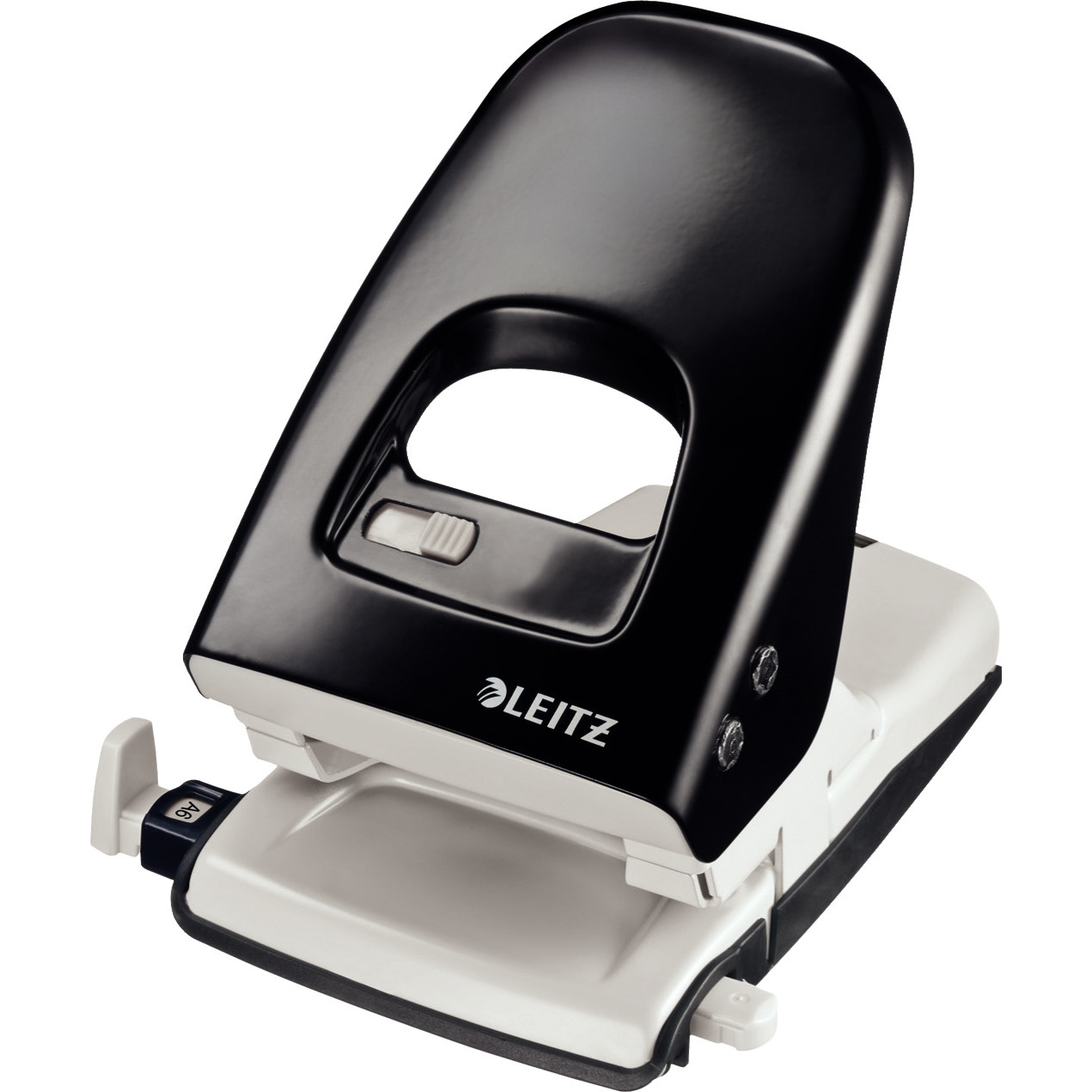 Hullemaskine Leitz 5138 i sort - 2 huller til 40 ark