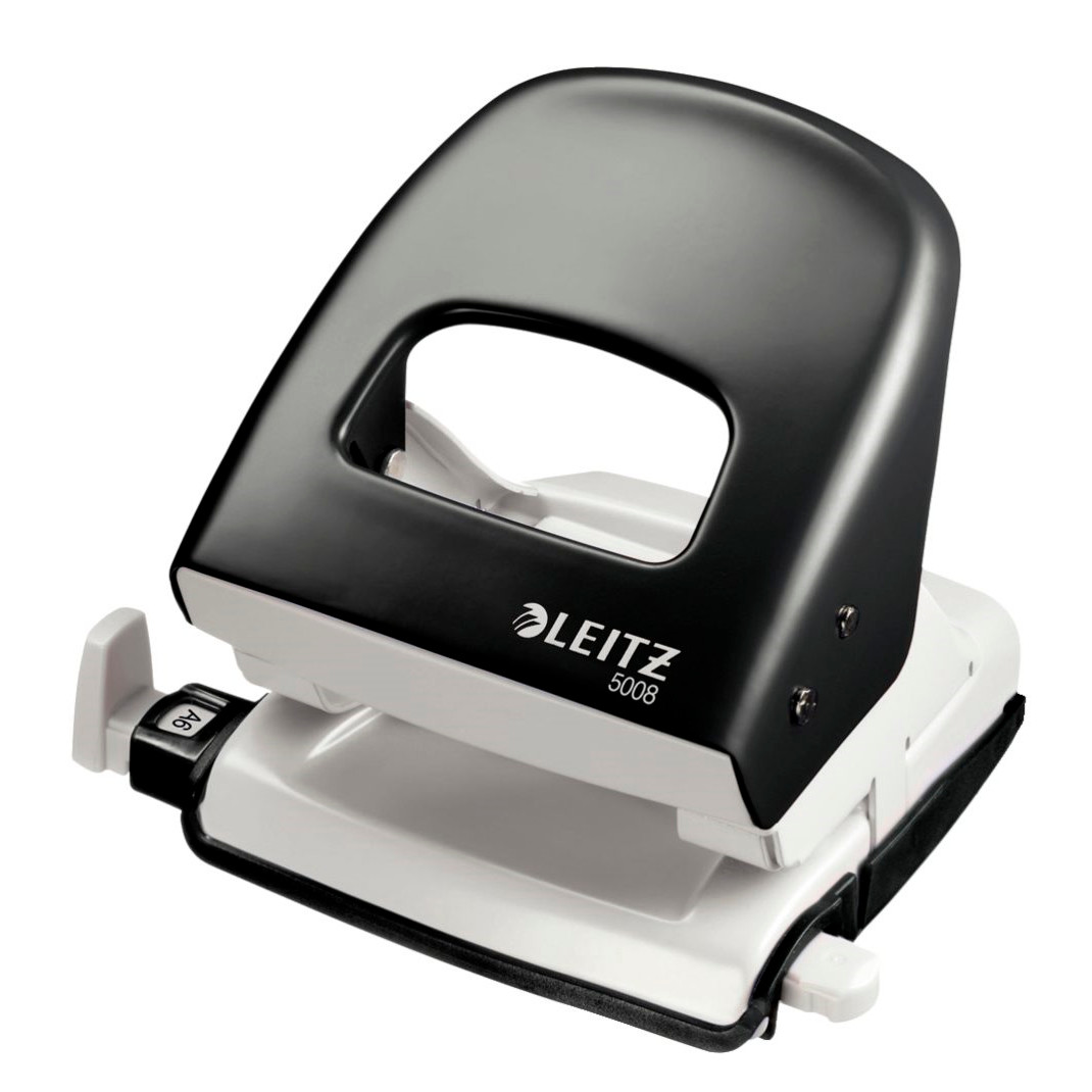 Hulmaskine - Leitz - Sort - 2-huls - 30 ark - 5008