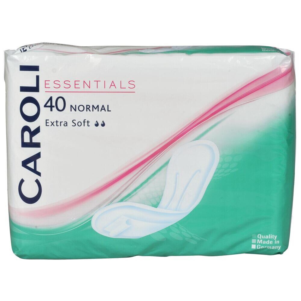 Hygiejnebind, Caroli, 22,5x9cm, hvid, Maxi Pads, Normal, uden vinger - 240 stk